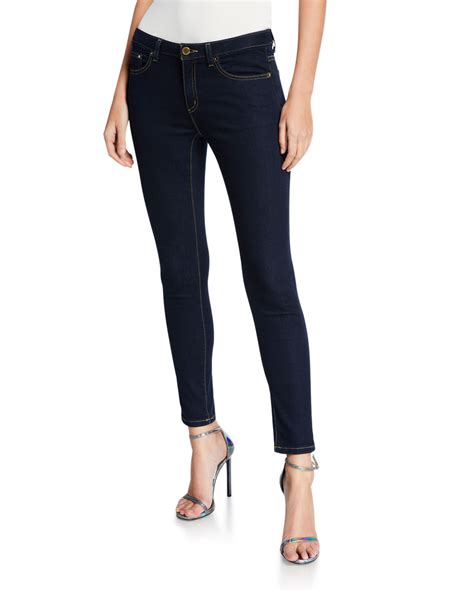 michael kors black jeans high waist|Michael Kors women's tapered jeans.